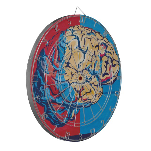 Jeu De Fléchettes Cerveau Zombie (Devant gauche)