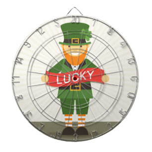 Jeu De Fléchettes chanceux leprechaun