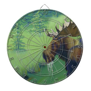 Jeu De Fléchettes Chasse d'élans d'antilope de cerfs communs