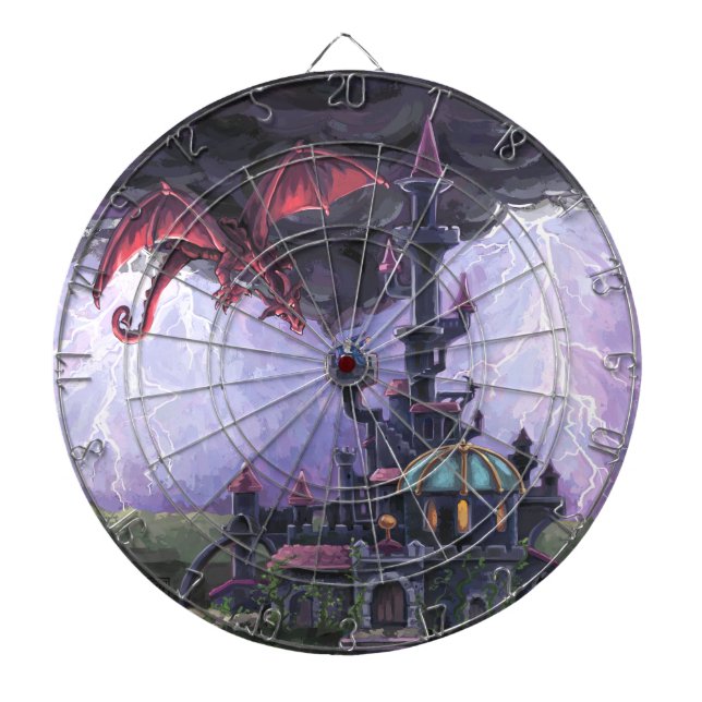 Jeu De Fléchettes Château du dragon (Devant)