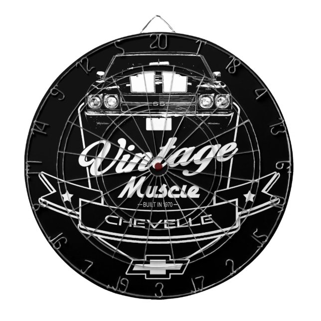 Jeu De Fléchettes Chevelle vintage (Devant)