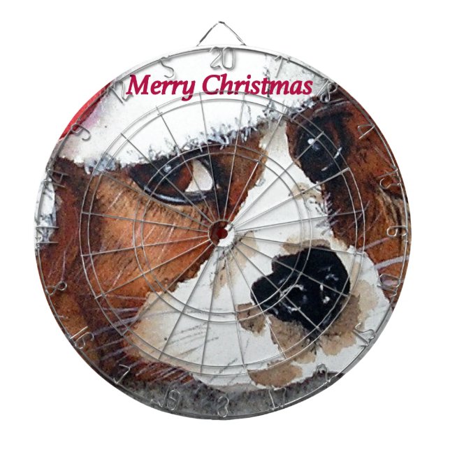 Jeu De Fléchettes Chien de chiot de Noël (Devant)