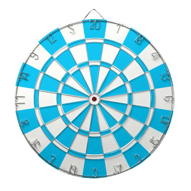 Jeu De Fléchettes Ciel bleu et blanc (Devant)