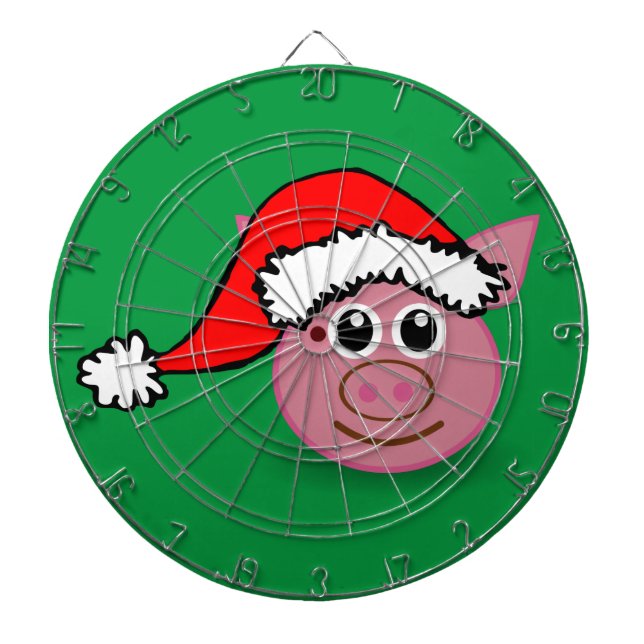 Jeu De Fléchettes cochon de noël (Devant)