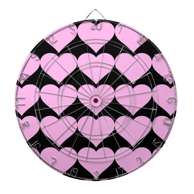 Jeu De Fléchettes Cœurs roses, Amour inconditionnel_ (Devant)