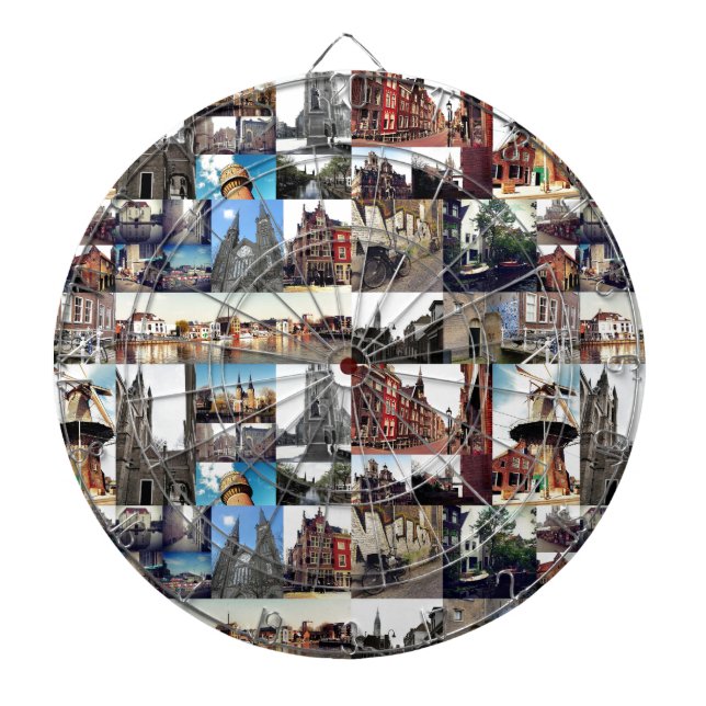 Jeu De Fléchettes Collage Delft 6 de photo (Devant)