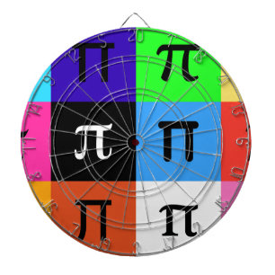 Jeu De Fléchettes colorblock happy pi day