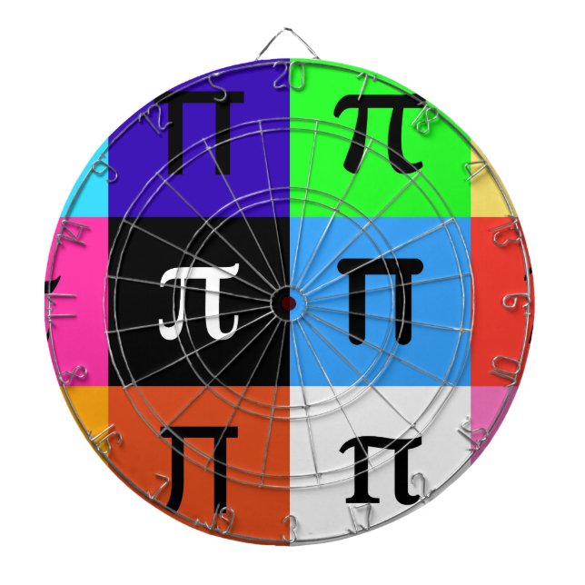 Jeu De Fléchettes colorblock happy pi day (Devant)
