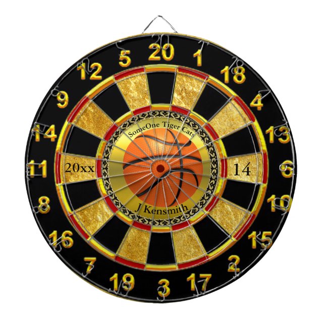 Jeu De Fléchettes Conception de la Ligue des champions de basket-bal (Devant)
