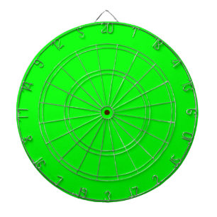 Jeu De Fléchettes couleur solide verte fluorescente