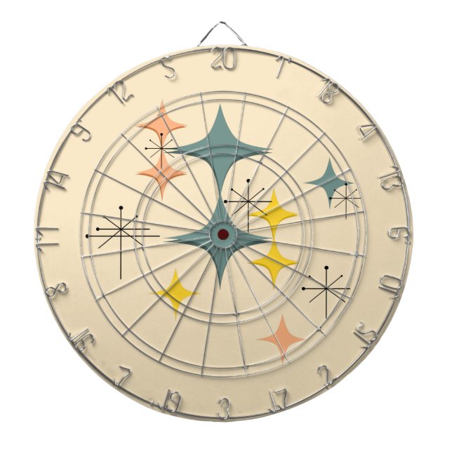 Jeu De Fléchettes Coutume atomique moderne d'Eames Starbursts de la (Devant)