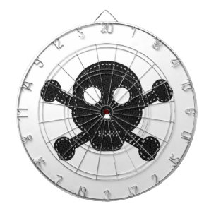 Jeu De Fléchettes Crâne à flancs noirs