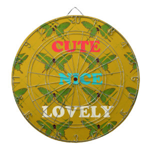 Jeu De Fléchettes Créez Votre Propre Papillon Vintage Mignon Joli Ad