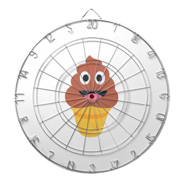Jeu De Fléchettes crème glacée cône émoji (Devant)