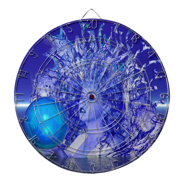 Jeu De Fléchettes Cristal bleu (Devant)