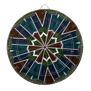 Jeu De Fléchettes Design inspiré de Sari avec détails complexes