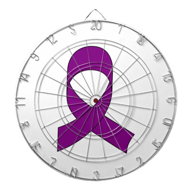 Jeu De Fléchettes Dessin de ruban violet (Devant)