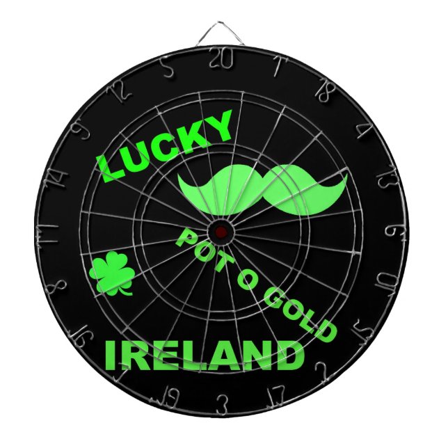 Jeu De Fléchettes Devis irlandais Lucky Pot o Gold (Devant)