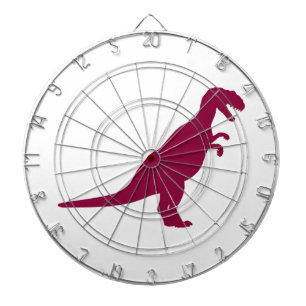 Jeu De Fléchettes Dinosaur Maroon