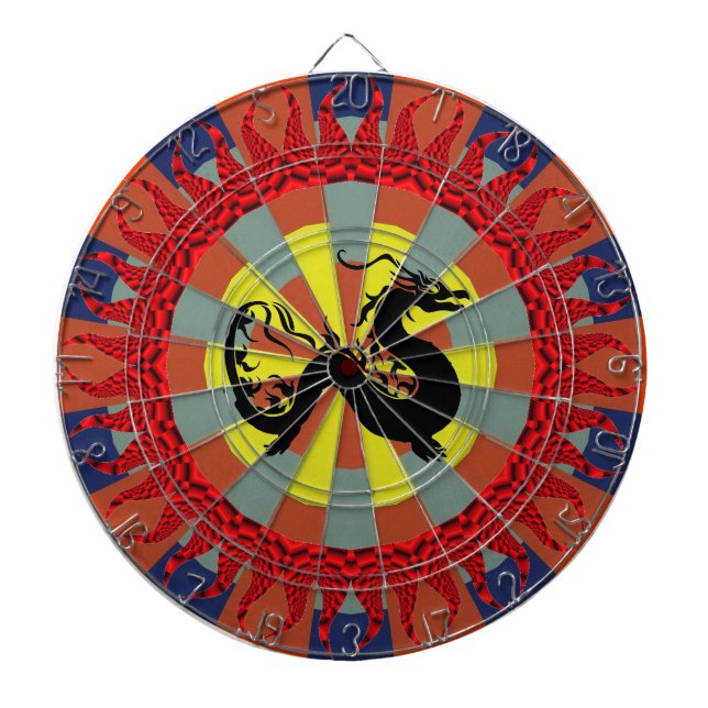 Jeu De Fléchettes Dragon asiatique (Devant)