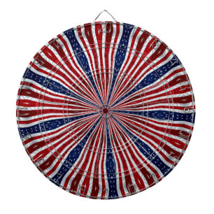 Jeu De Fléchettes Drapeau américain Kaleidoscope Abstrait 2