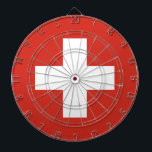 Jeu De Fléchettes Drapeau de la Suisse Cage métallique Dartboard<br><div class="desc">Drapeau de la Suisse Cage métallique Dartboard</div>