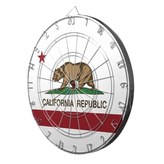Jeu De Fléchettes Drapeau de République de la Californie (Devant droit)