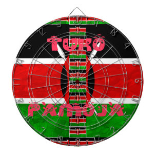 Jeu De Fléchettes Drapeau du Kenya : Tuko Pamoja - Design d'art de l