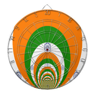Jeu De Fléchettes Drapeau indien Kaleidoscope : Unité et patriotisme