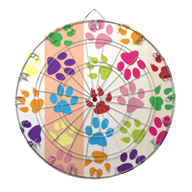 Jeu De Fléchettes Empreintes de pattes (Devant)