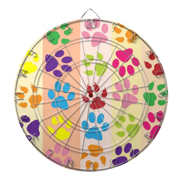 Jeu De Fléchettes Empreintes de pattes (Devant)