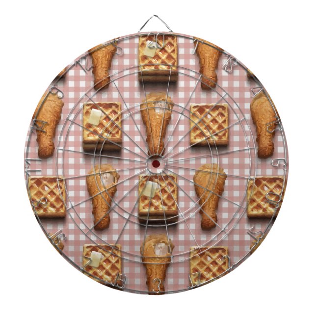 Jeu De Fléchettes en vichy gaufres de poulet (Devant)