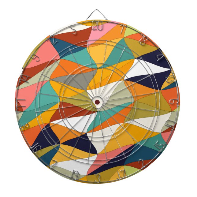 Jeu De Fléchettes enchevêtrement coloré (Devant)