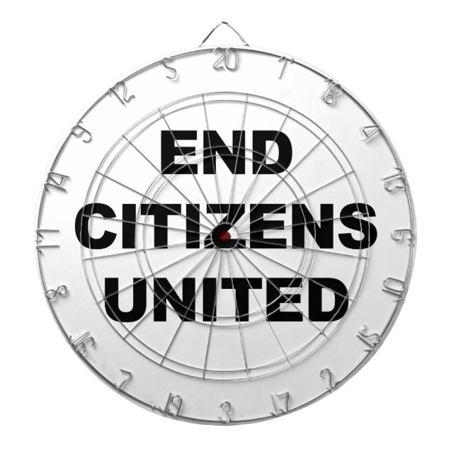 Jeu De Fléchettes End Citizens United (Devant)