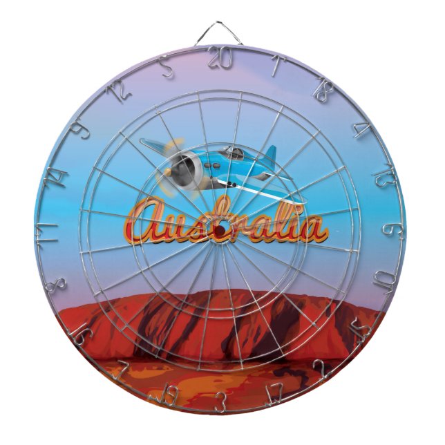 Jeu De Fléchettes Envolez-vous pour l'Australie (Devant)