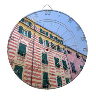 Jeu De Fléchettes Façades de la maison Monterosso Cinque Terre Ligur