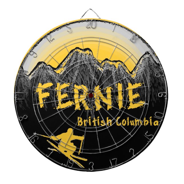 Jeu De Fléchettes Fernie Colombie-Britannique Canada (Devant)