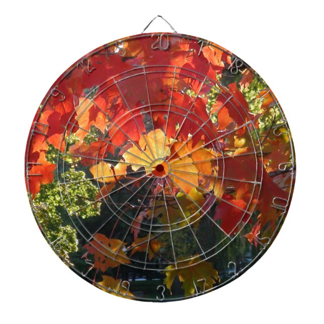 Jeu De Fléchettes Feuillage d'automne (Devant)
