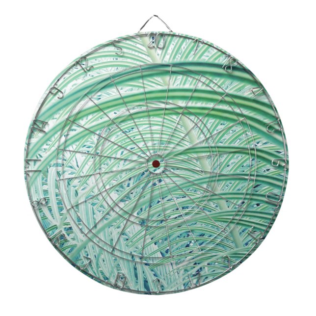 Jeu De Fléchettes Feuille de palmier de plante verte douce (Devant)