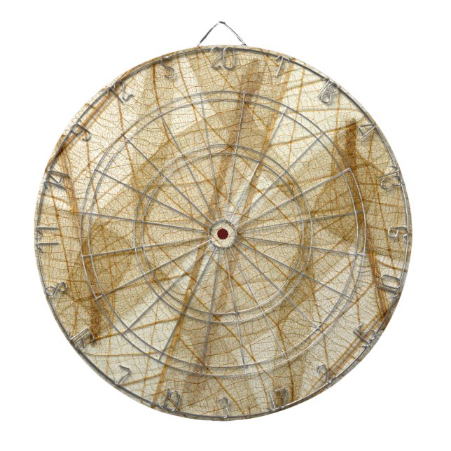 Jeu De Fléchettes Feuilles en dentelle beige crème pâle (Devant)