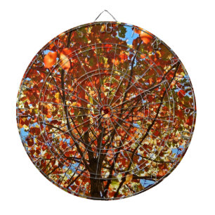 Jeu De Fléchettes Feux d'artifice de feuilles d'automne