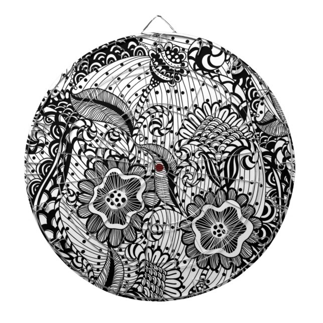 Jeu De Fléchettes Fille Abstraite (Devant)