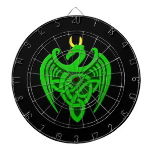 Jeu De Fléchettes Fléchette de dragon celtique vert