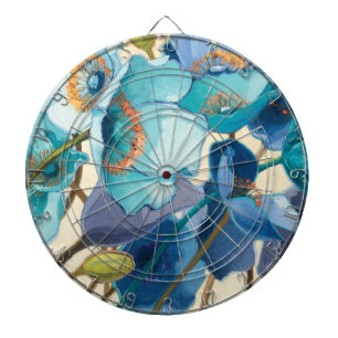 Jeu De Fléchettes Fleurs dans différentes nuances de pourpre et de