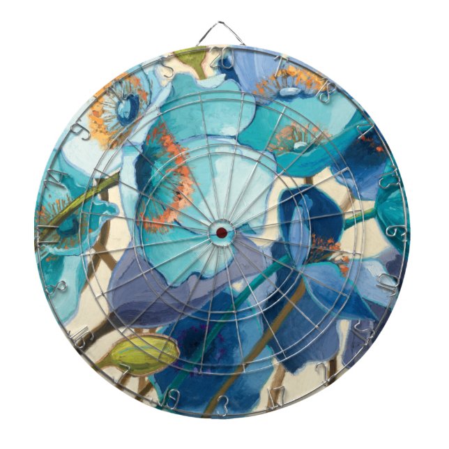 Jeu De Fléchettes Fleurs dans différentes nuances de pourpre et de (Devant)