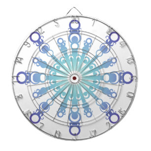 Jeu De Fléchettes Flocon bleu IV