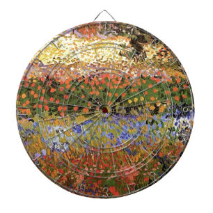 Jeu De Fléchettes Flower Garden, Vincent van Gogh.