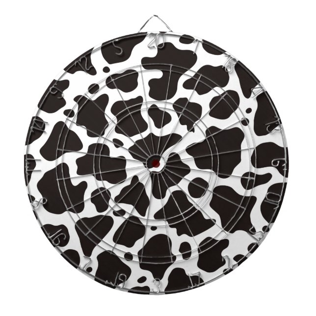 Jeu De Fléchettes Fond à motif de vache (Devant)