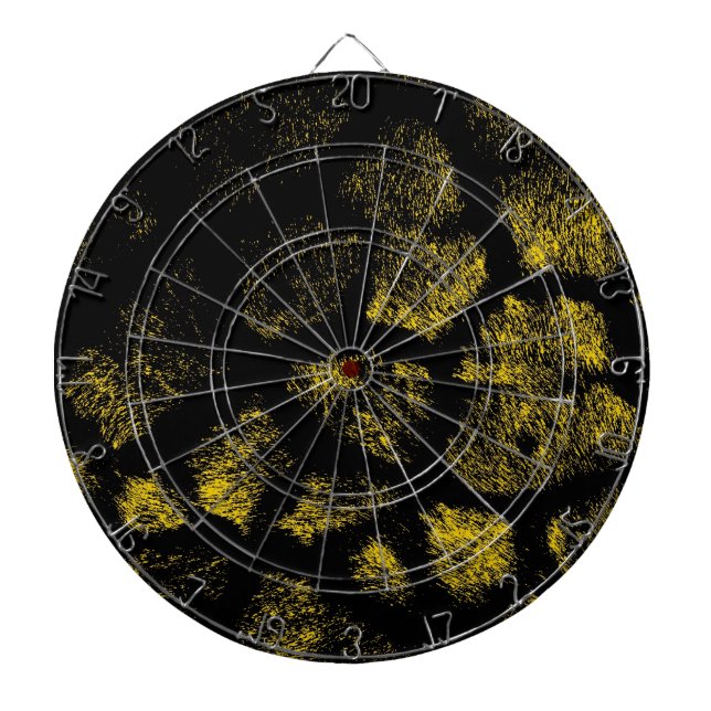 Jeu De Fléchettes Fourrure de léopard d'art (Devant)