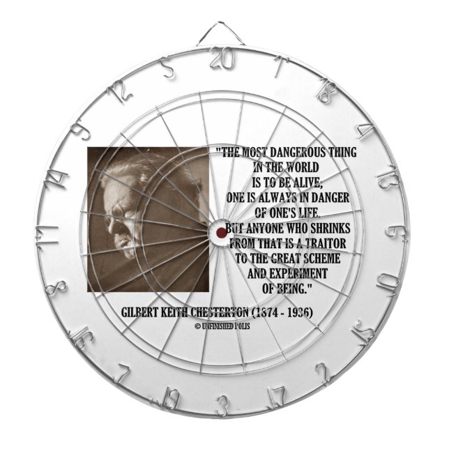 Jeu De Fléchettes G.K. Grande expérience de plan de Chesterton (Devant)